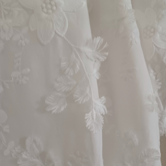 NWT Karen Kane Super Bloom Embellished Tassel Dress White Size S - Picture 10 of 11